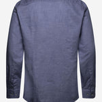 CAMICIA IN COTONE E LINO 50539775 413 HUGO BOSS 