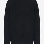 POLO A MANICHE LUNGHE OASHI IN CASHMERE 11062Y973 BLK THE ROW 