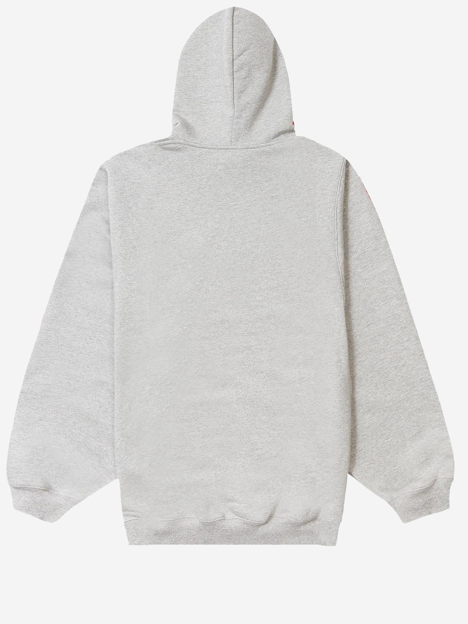 FELPA IN MISTO COTONE CON STAMPA VETEMENTS PARIS UE54HD500G GREYMELANGE VETEMENTS 