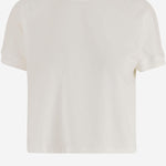 T-SHIRT IN COTONE STRETCH IN LOGO 1023694 1A178881W000 VERSACE 