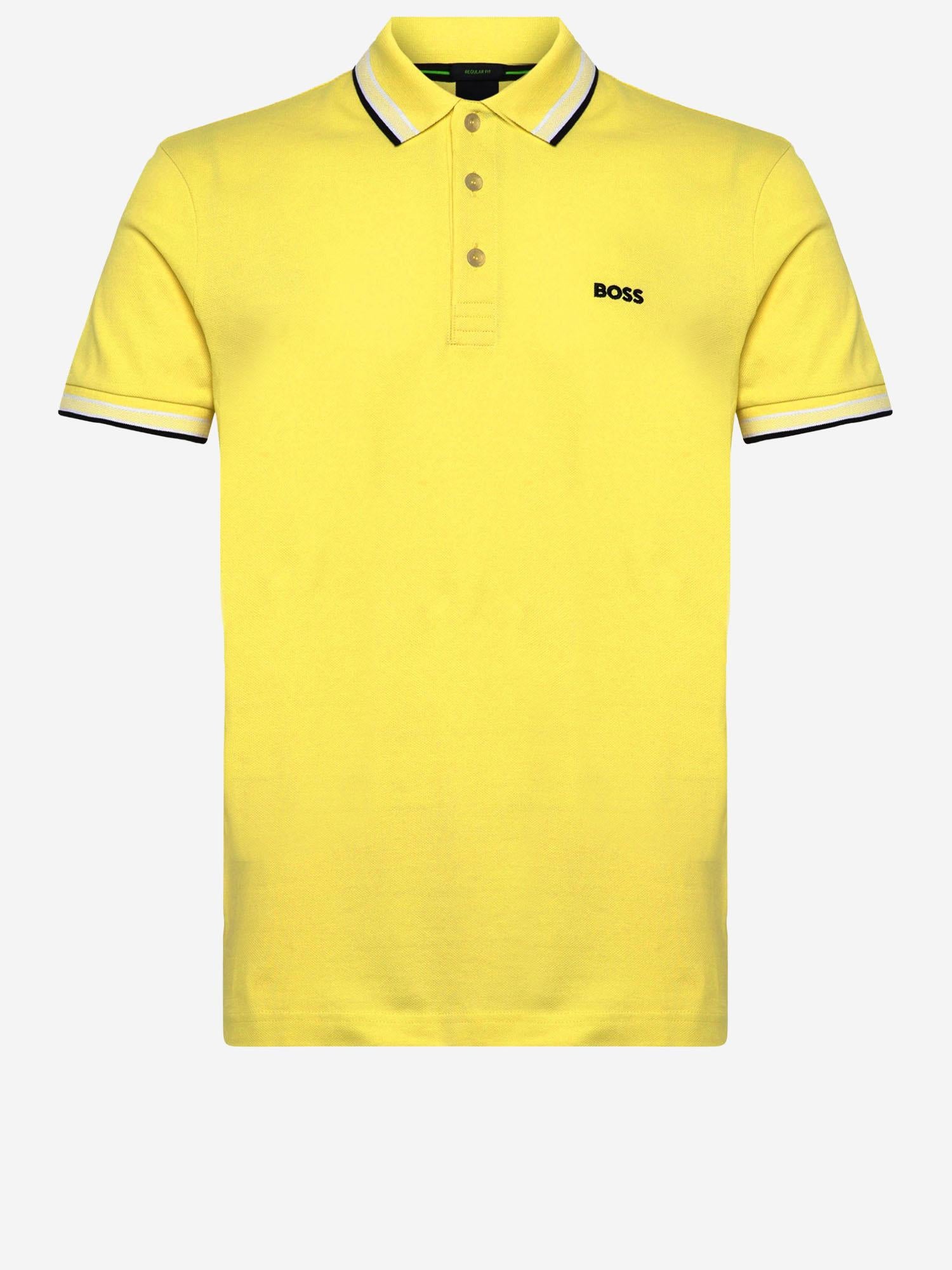 Polo in piqué di cotone con logo 50469055 739 HUGO BOSS 