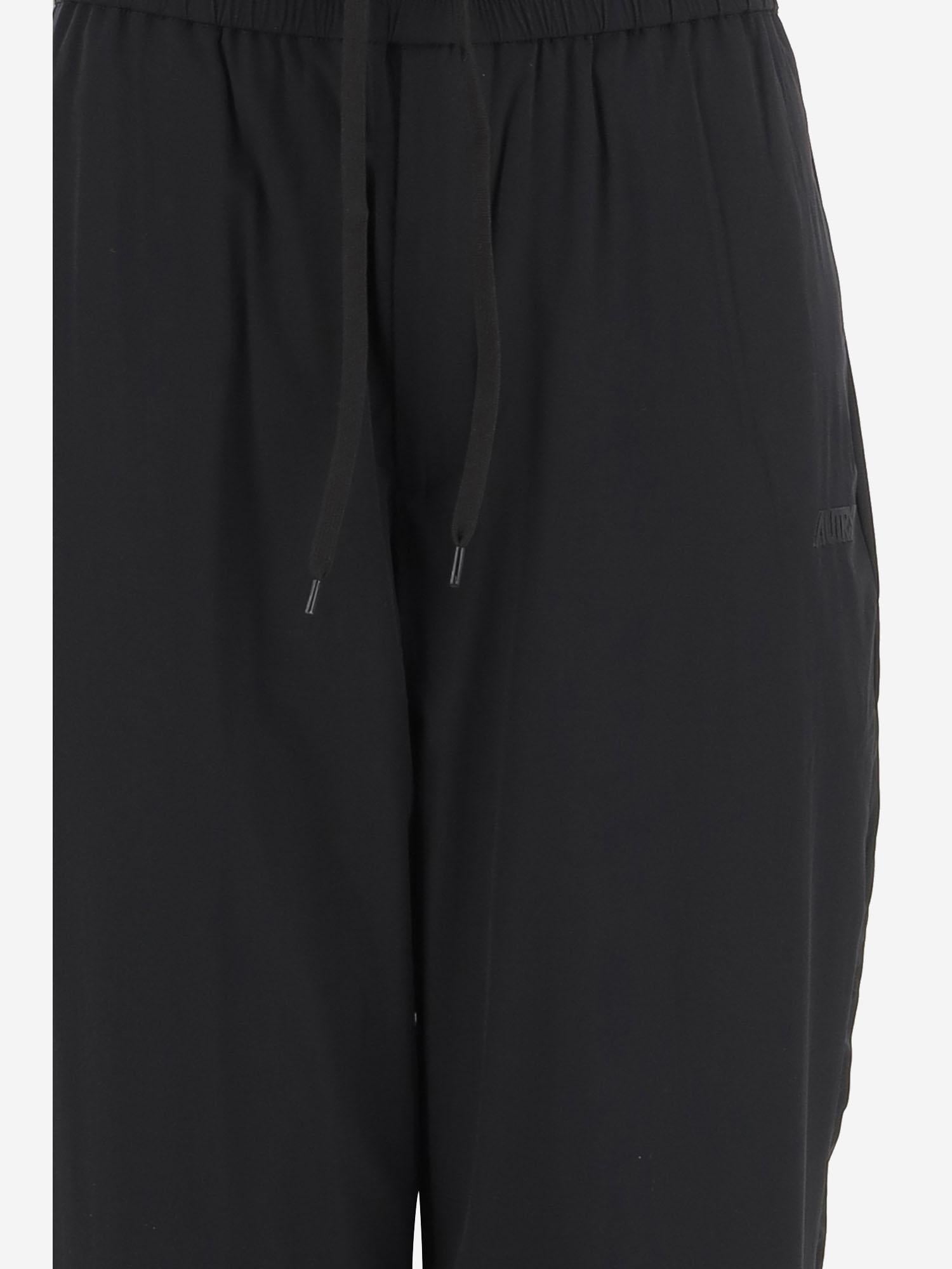PANTALONI DA JOGGING IN NYLON STRETCH PAPXT5NK BLACK AUTRY 
