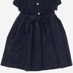 ABITO IN COTONE STRETCH CON SMOCK LILLI 58 NICOLETTA FANNA KIDS 