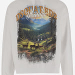 FELPA IN COTONE CON STAMPA S74GU0899 S25516100 DSQUARED2 