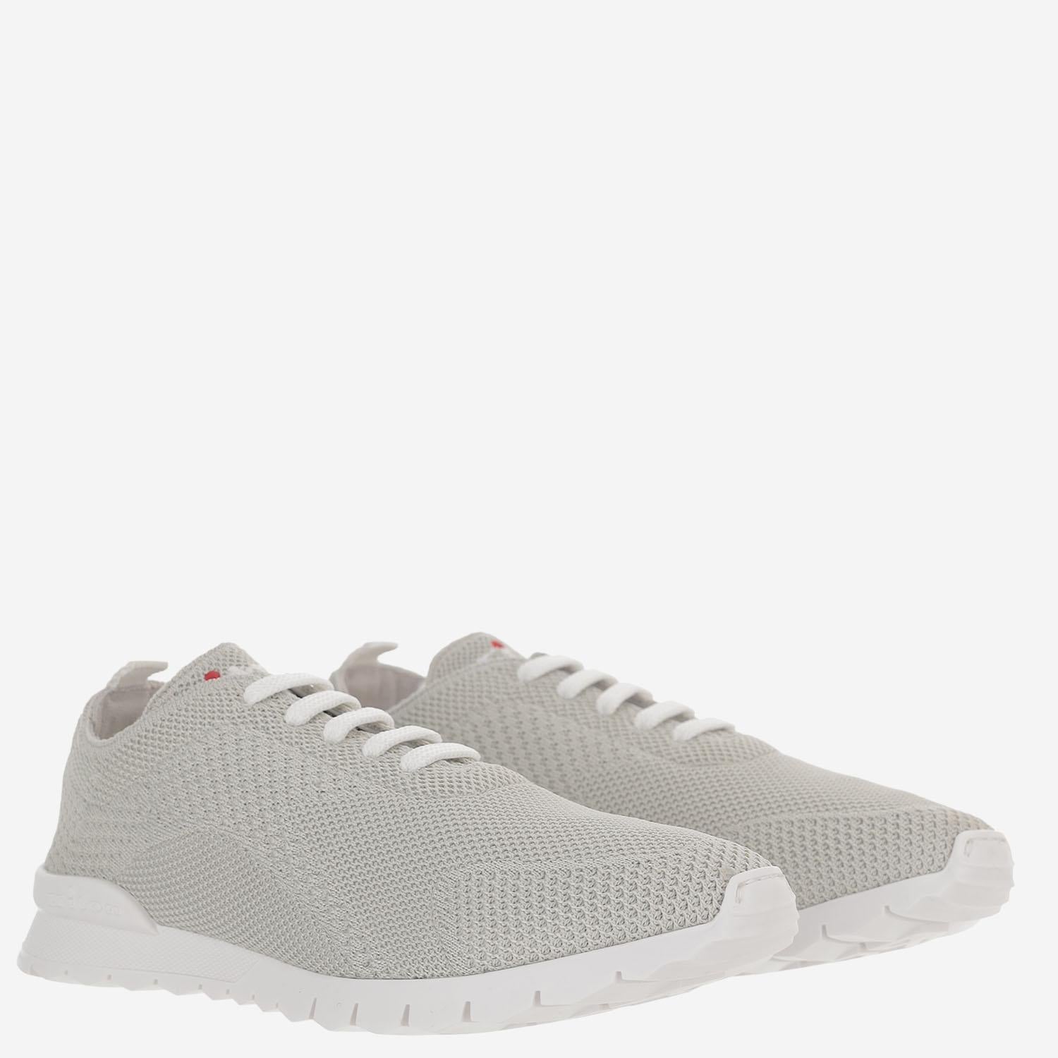 SNEAKERS IN COTONE STRETCH USSFITSN008092601J GHIACCIO KITON 