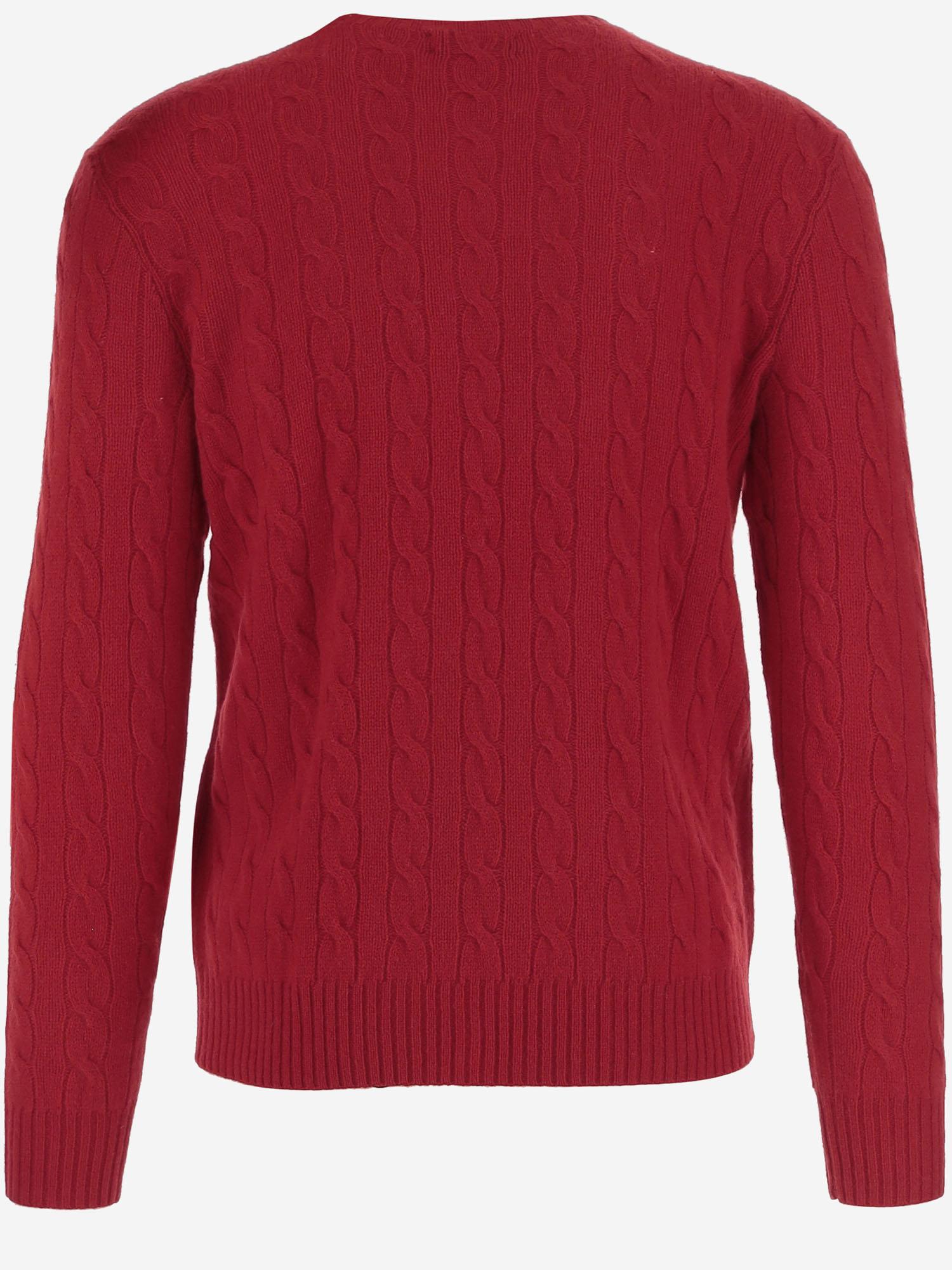 MAGLIA A TRECCE IN LANA 710876762 006 POLO RALPH LAUREN 
