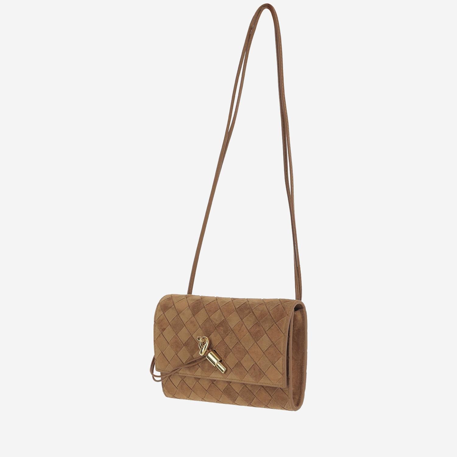 POCHETTE ANDIAMO IN PELLE SCAMOSCIATA 836940 V5ZZ92599 BOTTEGA VENETA 