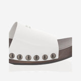 SANDALI IN PELLE CON LOGO 5Z425E 069F0009 MIU MIU 