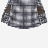 CAMICIA CONRAD CON MOTIVO A QUADRI 25W183 DARKBLUE 1+ IN THE FAMILY KIDS 