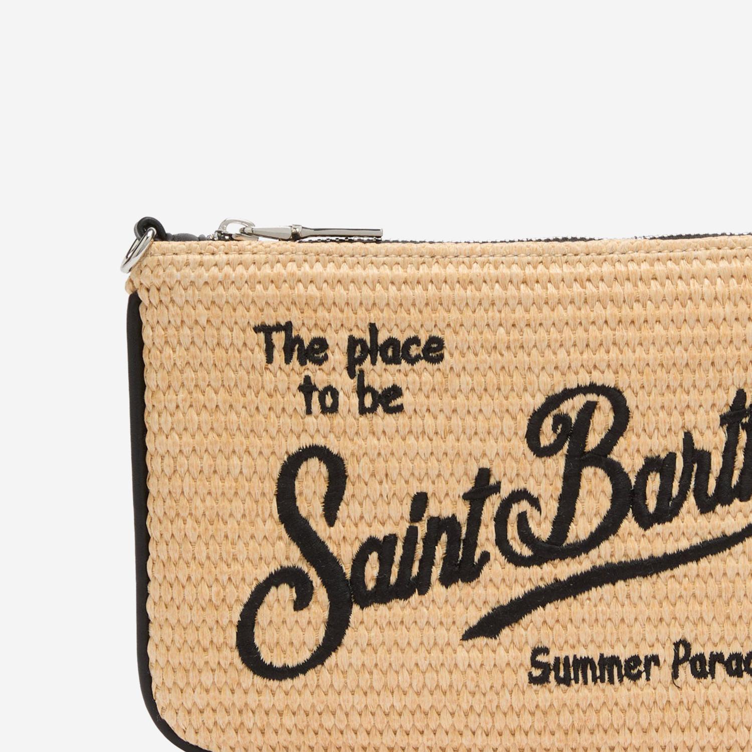 POCHETTE EFFETTO RAFiA CON TRACOLLA PARM002 00421L MC2 SAINT BARTH 
