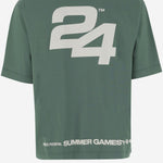 T-SHIRT IN COTONE CON LOGO SG2510103 HUNTERGREEN SUMMER GAMES 