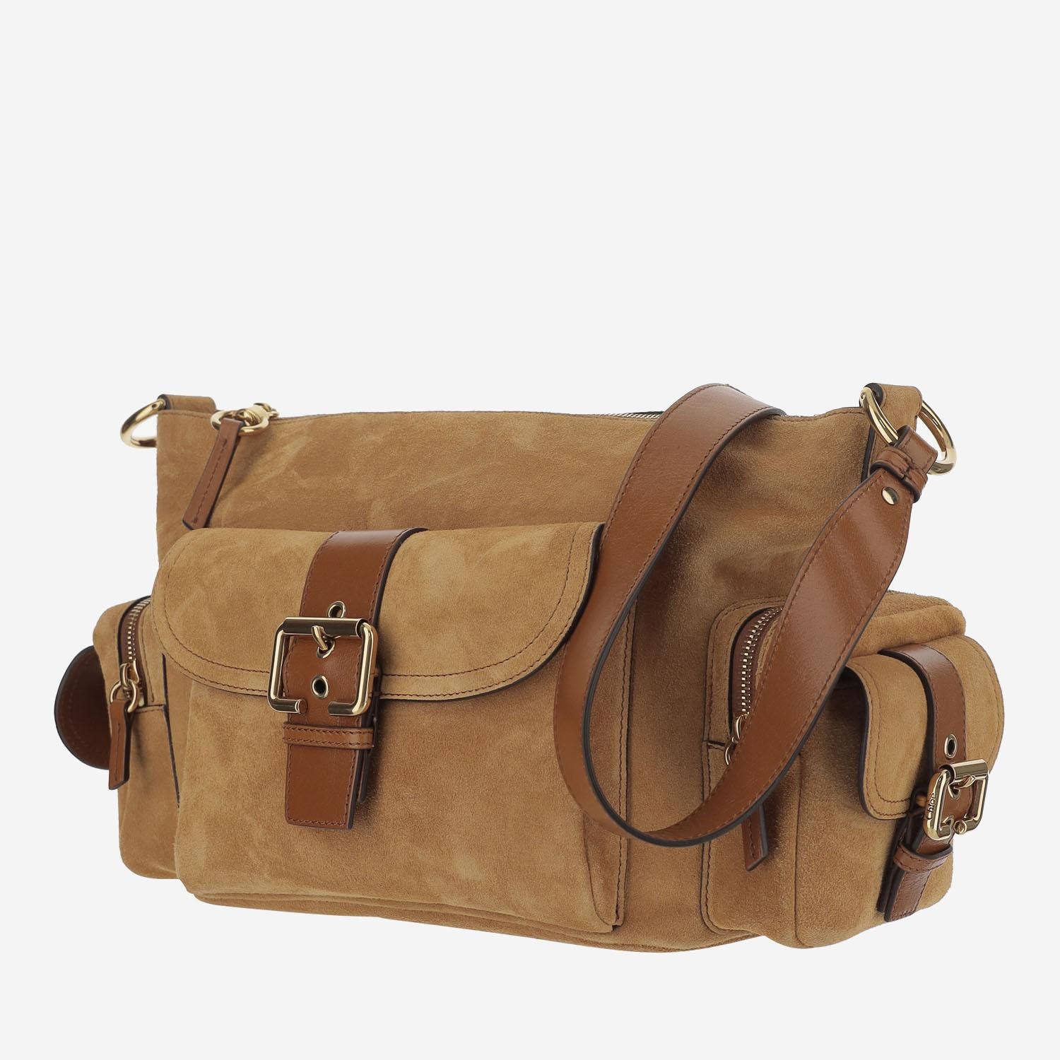 BORSA CAMERA IN PELLE SCAMOSCIATA CH25US533P37 25M CHLOE 