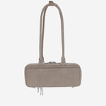 Baguette in pelle scamosciata PF25315AGR GREY SELF PORTRAIT 