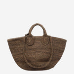 BORSA TOTE SOMA IN RAFIA E COTONE SOMA DARKTEA IBELIV 