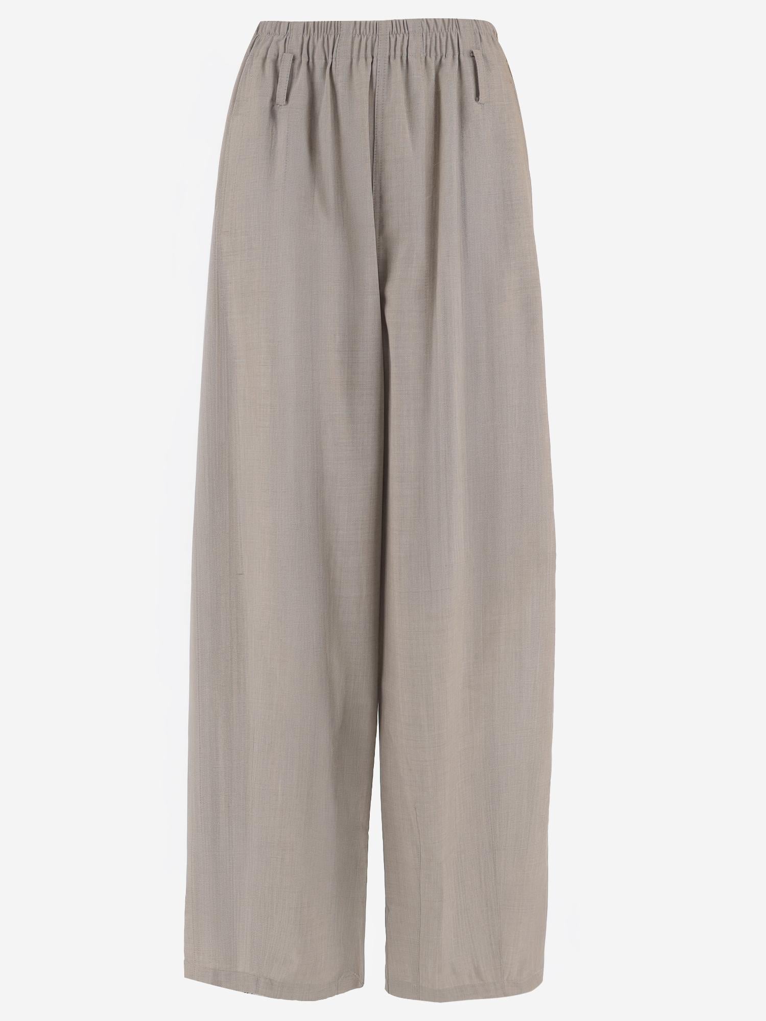 PANTALONI OAKDALE IN LANA PAFS22027 276 THE FRANKIE SHOP 