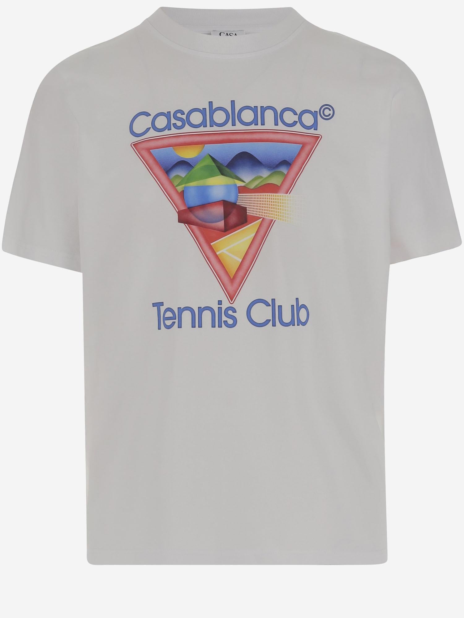 T-SHIRT IN COTONE CON LOGO MPF25JTS001 01 CASABLANCA 