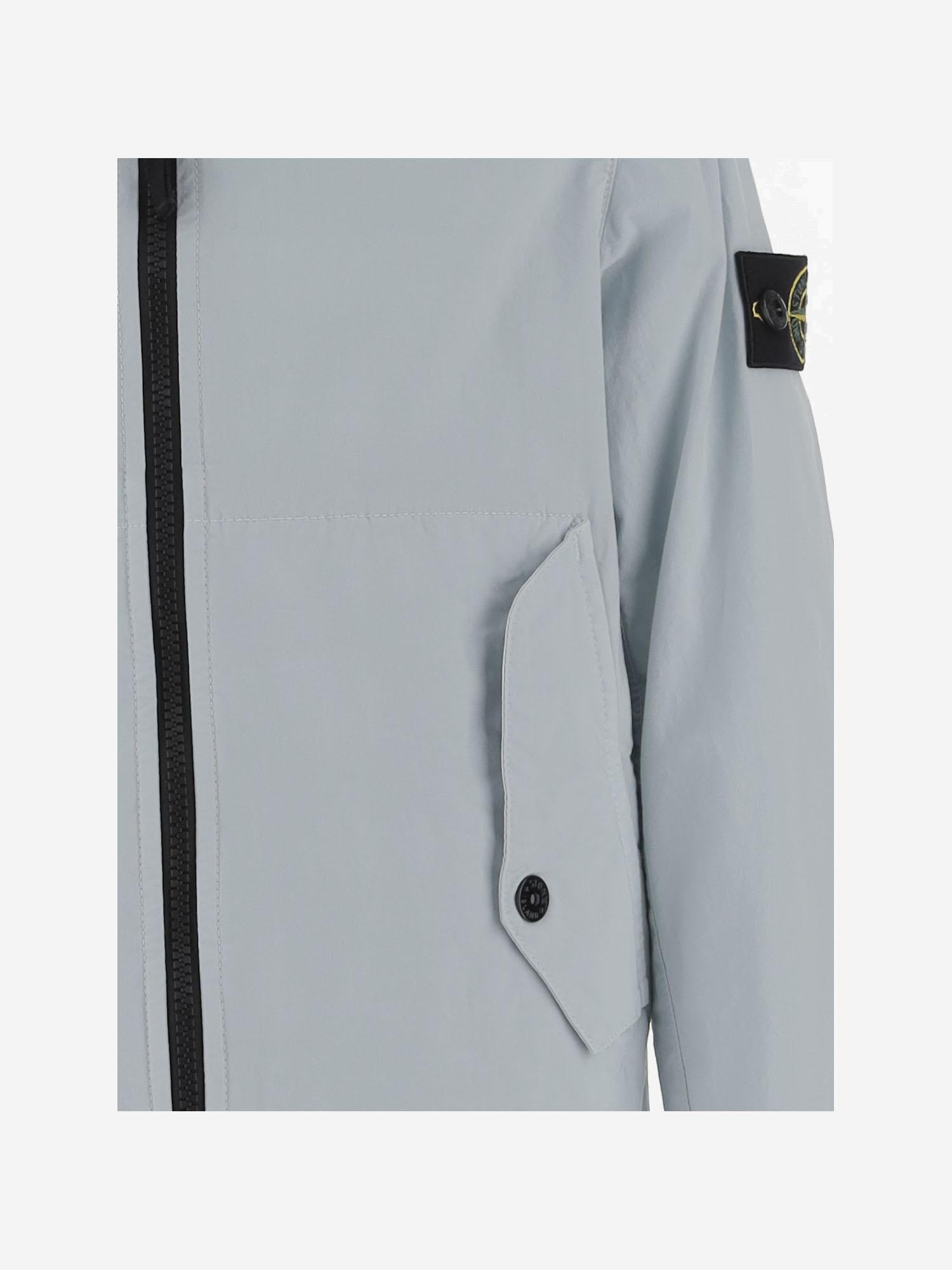 GIACCA IN COTONE STRETCH con cappuccio 4100006 S0001V0041 STONE ISLAND KIDS 