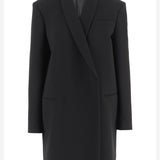 CAPPOTTO FENARIS IN LANA VERGINE 10611W2893 BLK THE ROW 