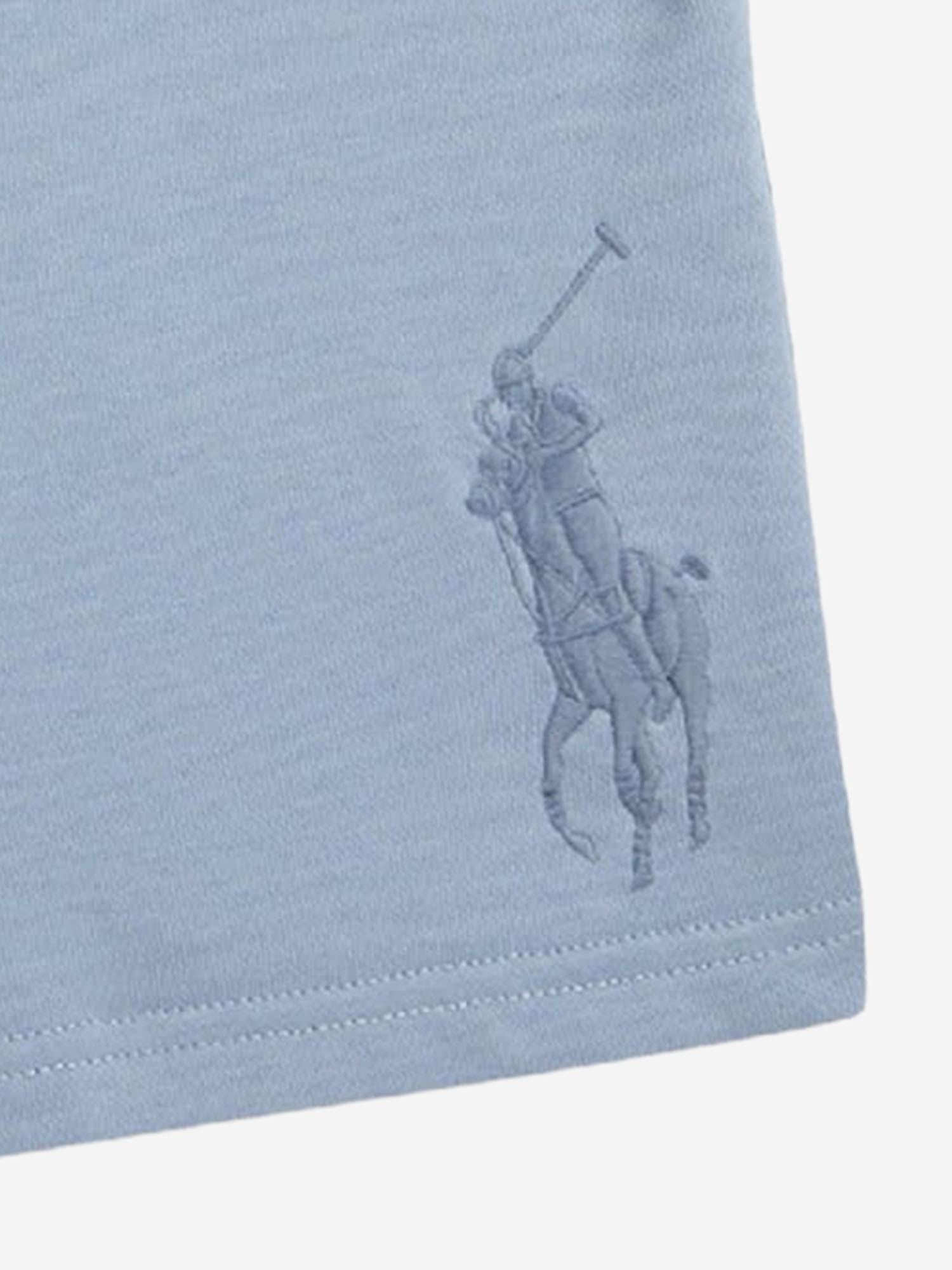 PANTALONI CORTI IN COTONE CON LOGO 323A12258 002 POLO RALPH LAUREN KIDS 