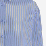 CAMICIA IN MISTO VISCOSA CON MOTIVO A RIGHE CHFS22078 923 THE FRANKIE SHOP 