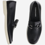 MOCASSINI GANICINI IN PELLE COSIMO 006NERONATURALENEWBISCOTTO SALVATORE FERRAGAMO 