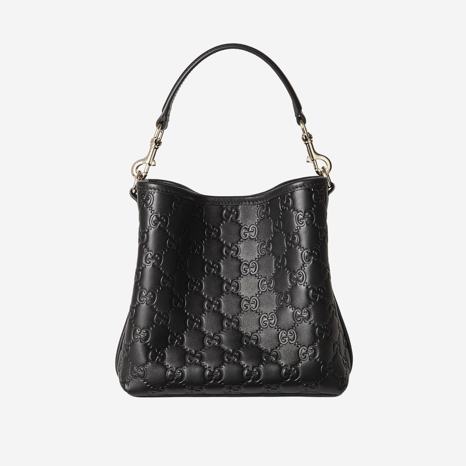 Borsa a secchiello GG Emblem piccola 815118 AAFDV1000 GUCCI 