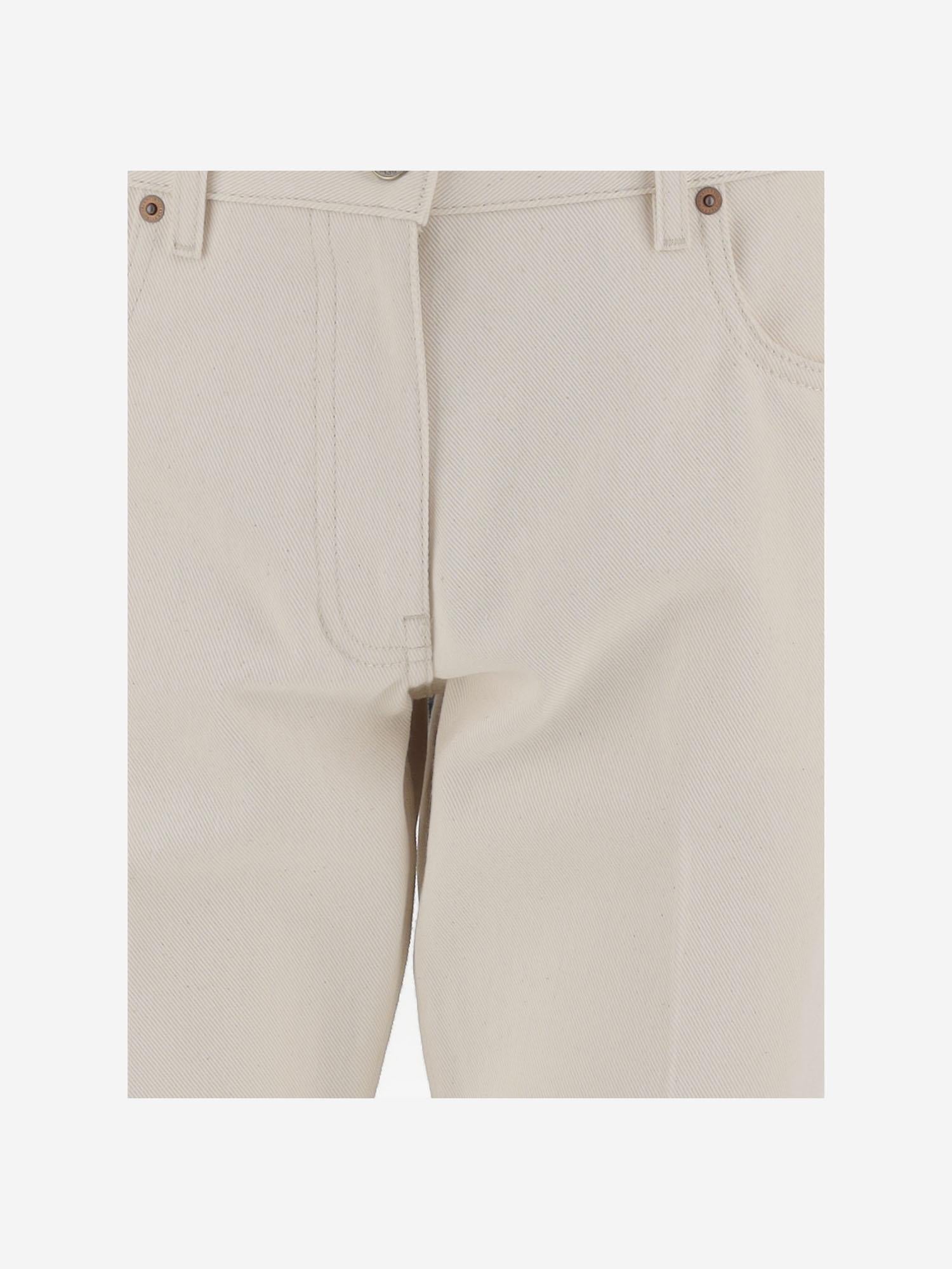 PANTALONI IN  COTONE CON LOGO 8B3DD21V 9Y5A03 VALENTINO 