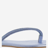 SANDALI IN PELLE CON STRASS BALOS DENIM KIMA 