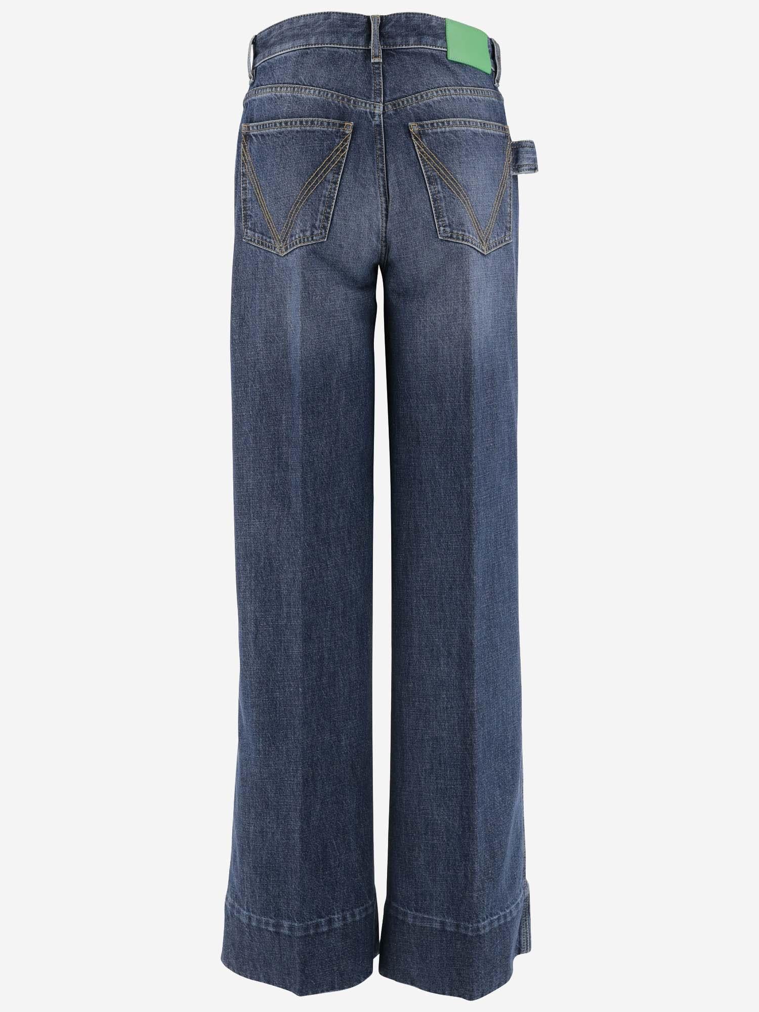 JEANS A VITA ALTA IN DENIM 771871 V2J804715 BOTTEGA VENETA 