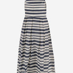 ABITO IN MISTO COTONE A RIGHE P08699 001NAVYCREAM LAUREN RALPH LAUREN 