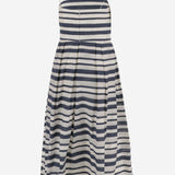 ABITO IN MISTO COTONE A RIGHE P08699 001NAVYCREAM LAUREN RALPH LAUREN 