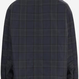 CAMICIA IN MISTO COTONE CON MOTIVO CHECK HQJ011 1 HOMME 