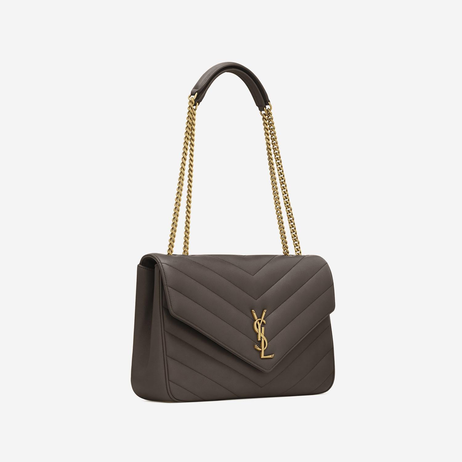 LOULOU LARGE IN PELLE DI AGNELLO TRAPUNTATA 803541 AAEAX1997 SAINT LAURENT 