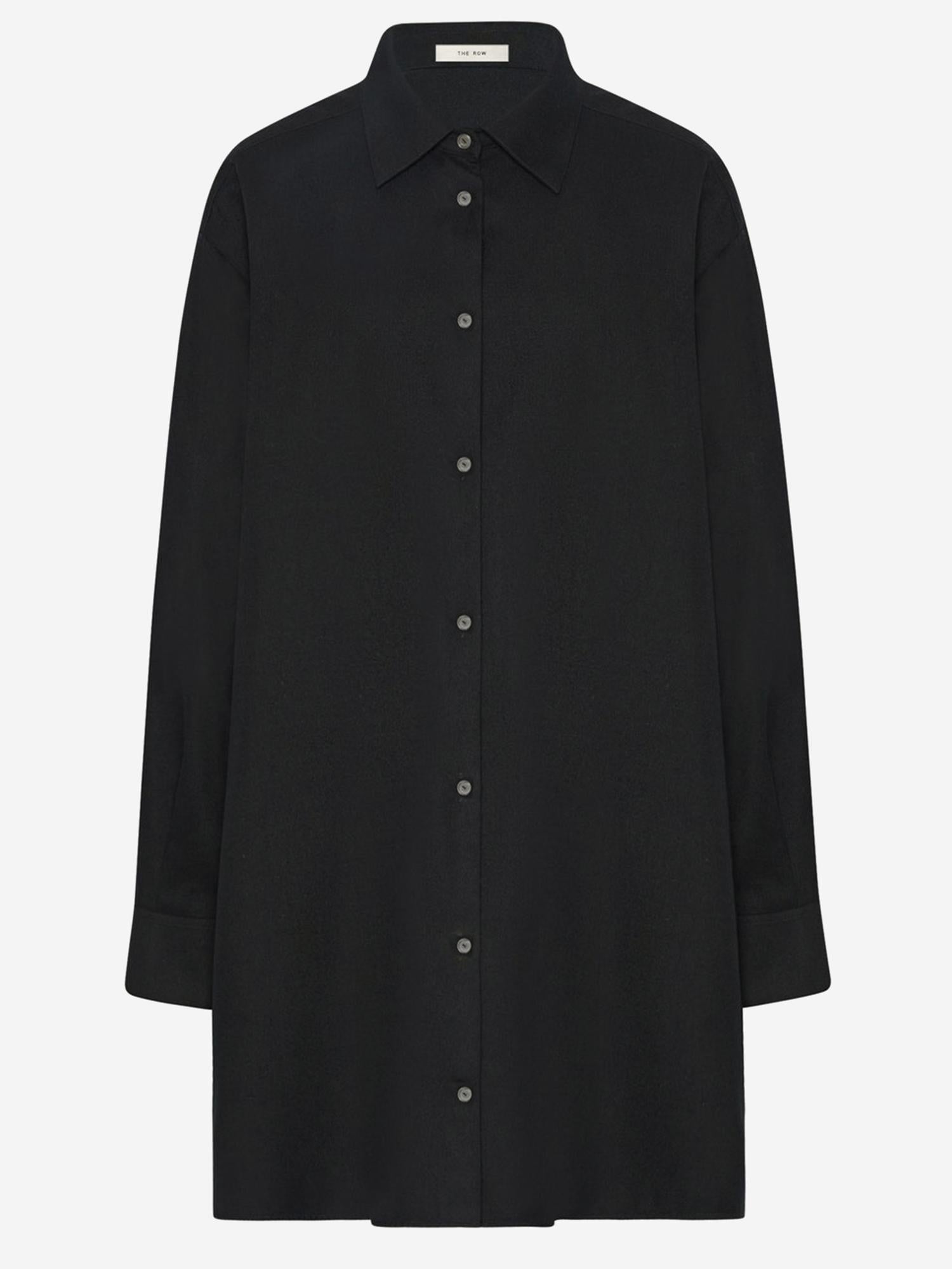 CAMICIA LUKA IN LANA VERGINE 5648W4084 BLK THE ROW 