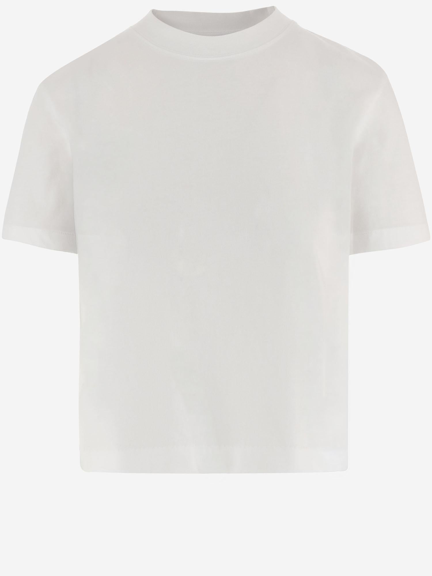 T-SHIRT IN COTONE CON LOGO POSTERIORE TSW00578AJ00029 1NV JACQUEMUS 