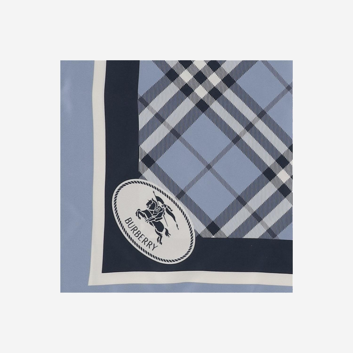 FOULARD IN SETA CHECK 8113046 BANK IP CHECK BURBERRY 