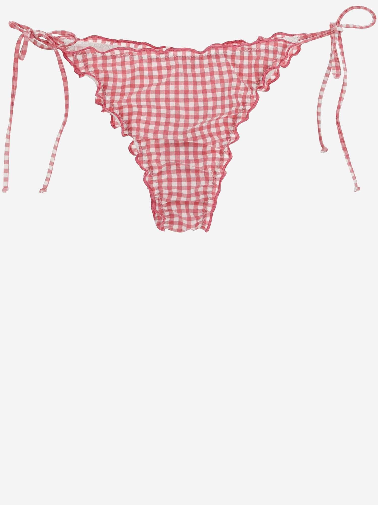 SLIP BIKINI CON MOTIVO A QUADRETTI MIA001 01593F MC2 SAINT BARTH 