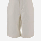 PANTALONI CORTI IN COTONE HSO834CO0211 136 AMI 