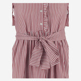 ABITO IN COTONE A RIGHE CON COLLO ARRICCIATO 4394 48510008 F.IT 