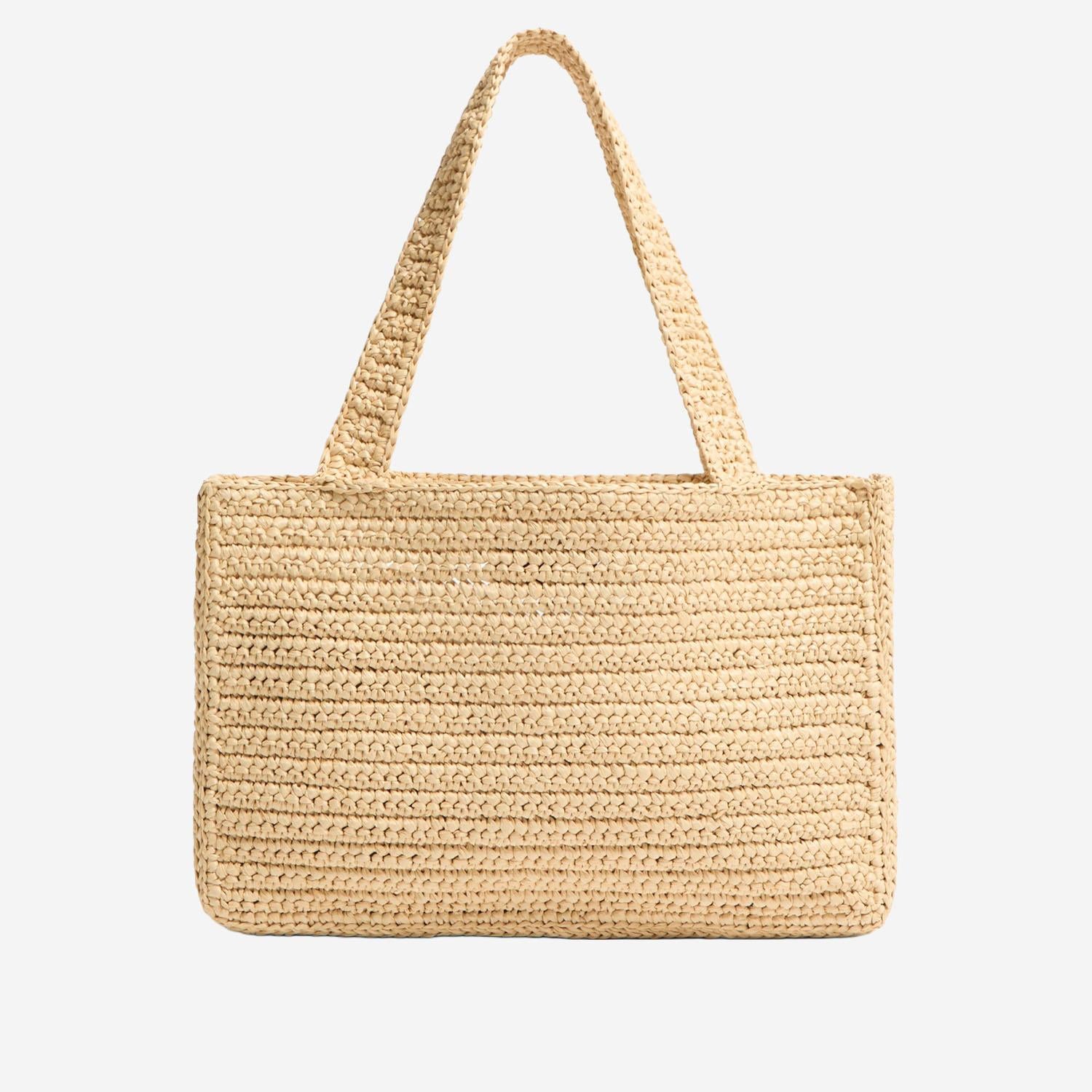 BORSA SHOPPING MEDIA VIVA SUPERSTAR IN RAFIA 8W2B0S11 QETEX9 VALENTINO GARAVANI 