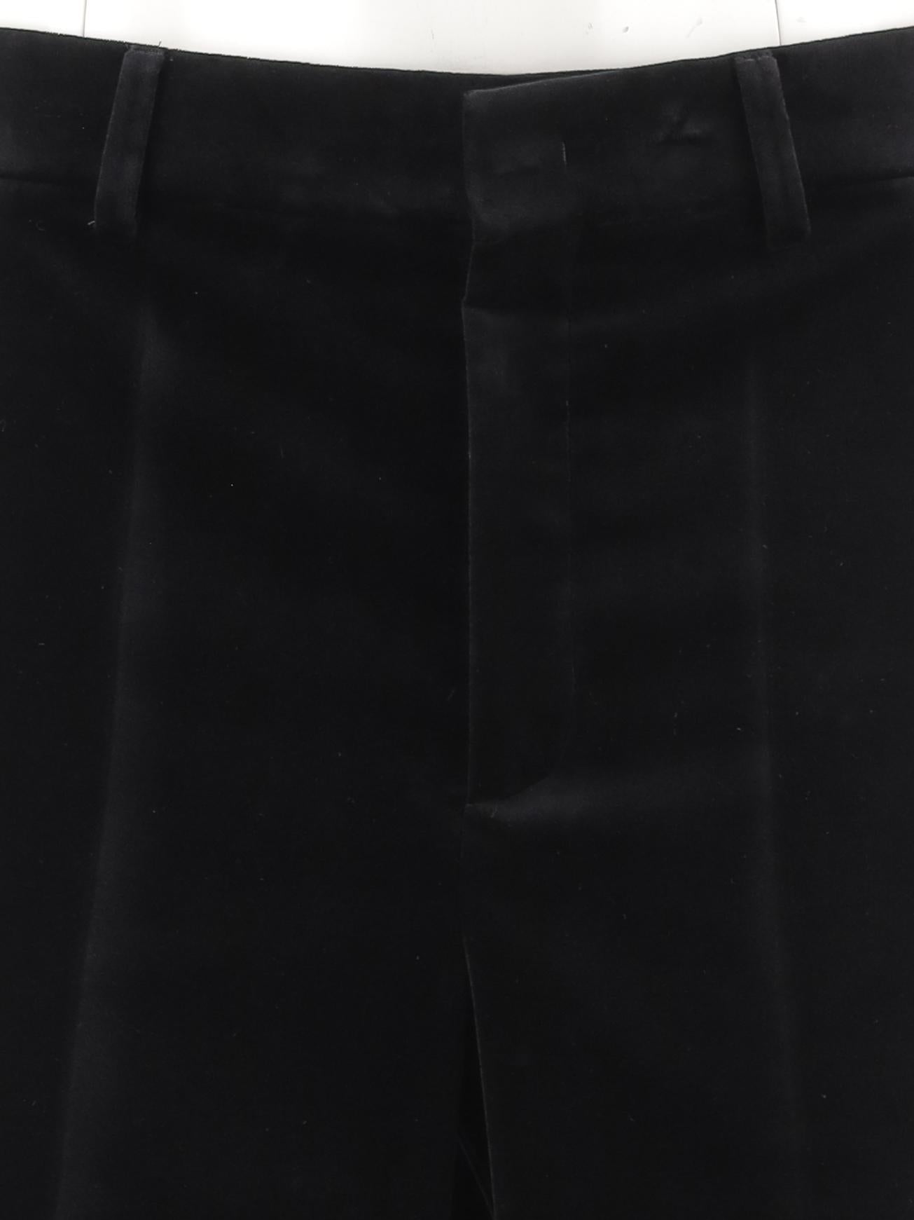 PANTALONI IN VELLUTO DI COTONE 7V0RBO00 B480NO VALENTINO 