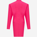 ABITO BOXY IN MISTO SETA STRETCH 849606 Y6I855244 SAINT LAURENT 