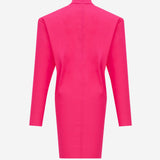 ABITO BOXY IN MISTO SETA STRETCH 849606 Y6I855244 SAINT LAURENT 