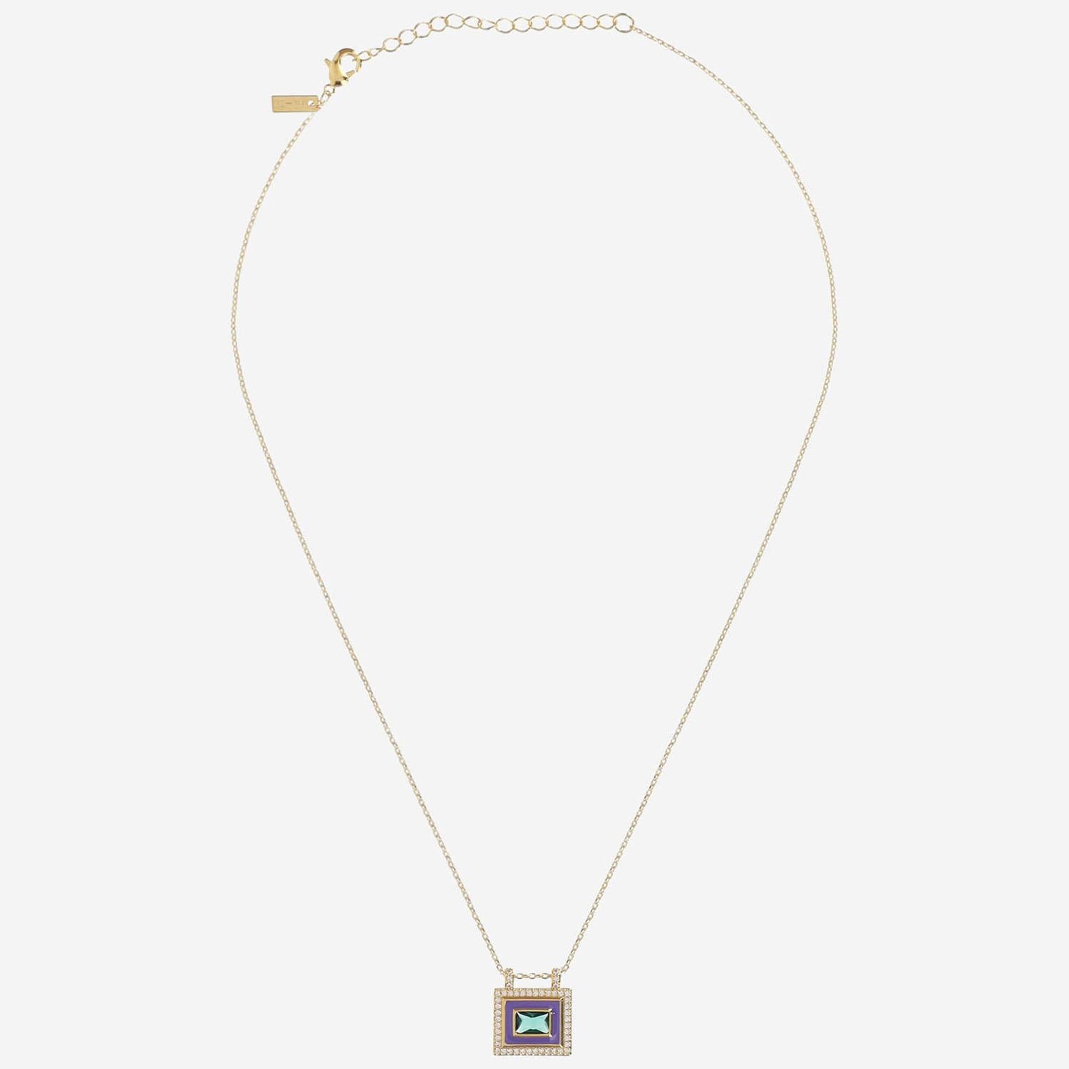 COLLANA PURPLE EL PASO CO349 ORO MYA BAY 