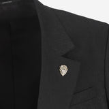 GIACCA IN MISTO LANA CON MOTIVO GG 864110 ZAUP11000 GUCCI 