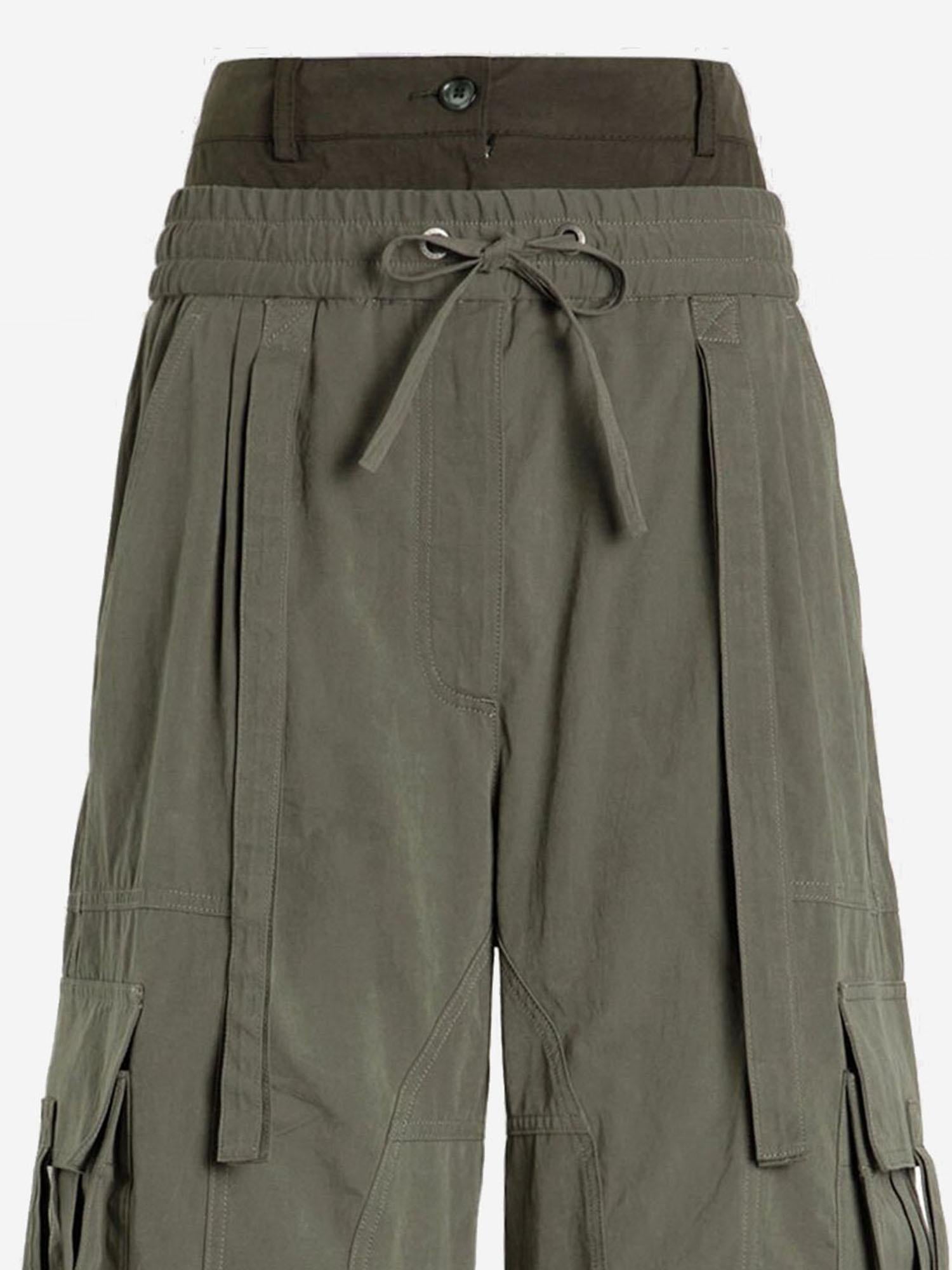 Pantaloni in faille cerata FTDGXT HUMS8N3644 DOLCE & GABBANA 