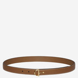 Cintura sottile in pelle con fibbia a mezzo morsetto 836993 AAEFH2718 GUCCI 