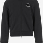FELPA IN COTONE CON LOGO 8G00023 89AZU998 MONCLER 