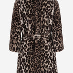 CAPPOTTO IN NYLON CON MOTIVO ANIMALIER EF81 LEO005 UNCOMMON 