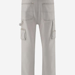 JEANS IN COTONE STRETCH CON LOGO AMDNSM 1018BleachedIndigo AMIRI 